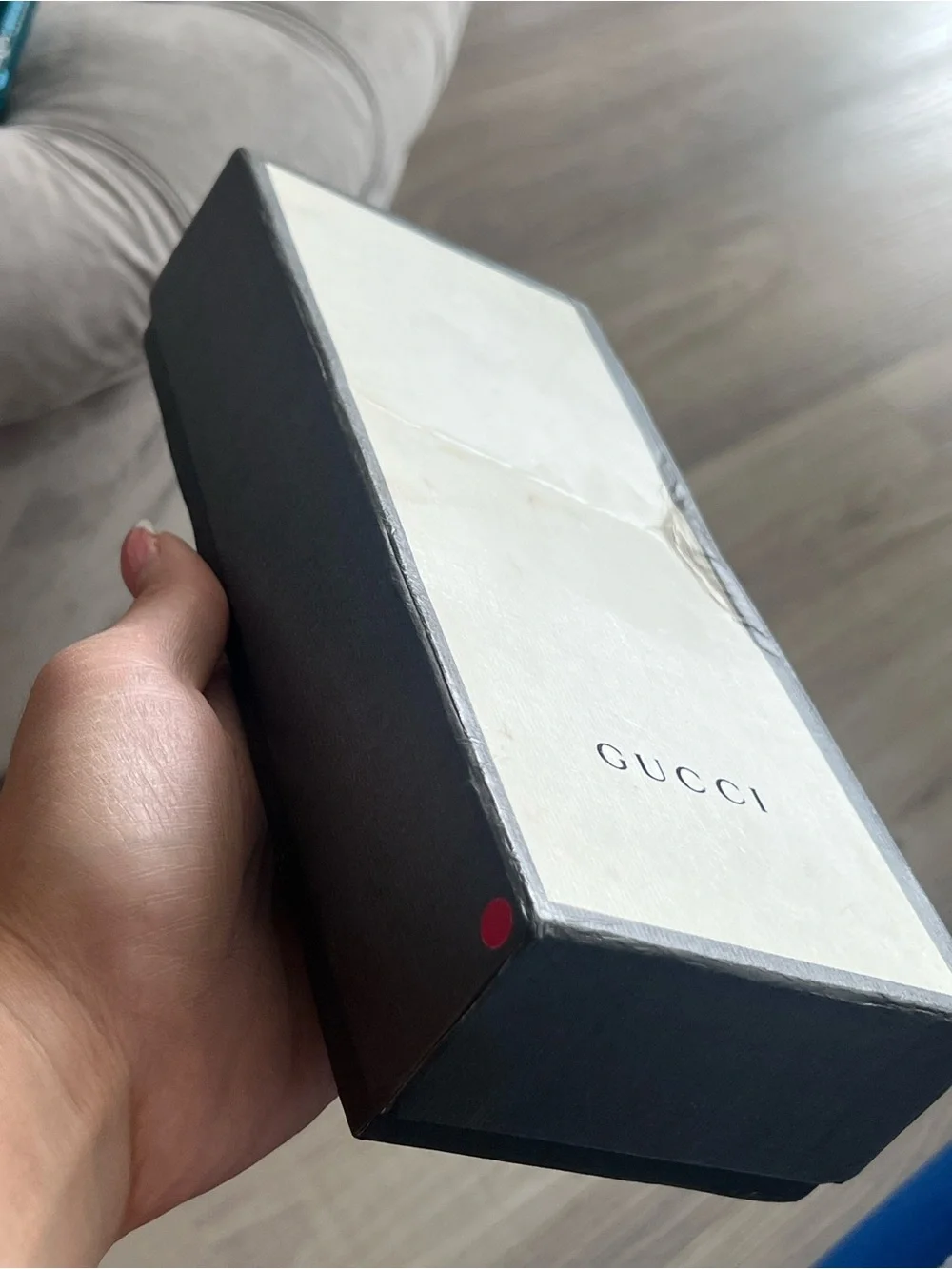 Gucci Black Knit Headband with Gold Logo